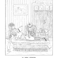 0723 - Page 635 - La médecine humoristique. Dessin original, par Gilb