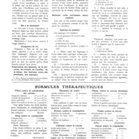 0773 - Page 679 - Diététique. Menus pour enfants (Mme Moll-Weiss) / Formules thérapeutiques. Prises contre la constipation des enfants [Ellis] / Sirop contre la constipation [Bouchut] / Suppositoire laxatif [Phoebus] / Électuaire de soufre / Mixture contre la constipation / Liniment contre le coryza [Van Holsbeck] / Mixture contre le coryza [Brand] / Pilules contre le coryza chronique [P. Vigier] / Poudre contre le coryza [Ferrier] / Potion contre la coqueluche [Dujardin-Beaumetz]