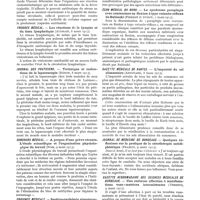 0819 - Page 719 - Revue hebdomadaire de la presse française. Presse médicale. - Variations de la cholestérinémie au cours de la vaccination antityphique (vaccin polyvalent de Vincent (Rouzaud et Cabanis, 12 mars 1913) / Progrès médical. - Les réactions de la lymphe et du tissu lymphatique (Audrain, 8 mars 1913) / Journal des praticiens. - Technique et indications de la laparoscopie (Rénon, 8 mars 1913) / Concours médical. - A propos d'une grève récente. L'étude scientifique et l'organisation physiologique du travail (Noir, 9 mars 1913) / Province médicale. - Septico-pyohémie streptococcique avec éruption pemphigoïde (P. Nicolas, Moutot et Gaté, 8 mars 1913) / Écho médical du Nord. - Le syndrome paraplégie avec contracture en flexion à type cutanéo-réflexe de Babinski (Pierret et Duhot, 2 mars 1913) / Gazette médicale de Nantes. - L'impureté du sel alimentaire (Andouard, 8 mars 1913) / Journal de médecine de Bordeaux. - Quelques réflexions sur la pratique de la sérothérapie antidiphtérique (Fraikin, 9 mars 1913) / Gazette hebdomadaire des sciences médicales de Bordeaux. - Une curieuse affection à manifestations vaso-motrices intermittentes (Perrens, 9 mars 1913)
