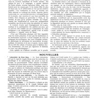 0867 - Page 763 - Congrès d'éducation physique. 3e section - Éducation physique scolaire / Nouvelles. Laboratoire du Mont Rose / La taxe sur les eaux minérales / Contre l'alcoolisme / Société centrale de l'association générale des médecins de France