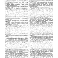 0943 - Page 833 - Nouvelles. Les médecins militaires dans les hôpitaux militaires thermaux en 1913 / L'exposition internationale urbaine de Lyon en 1914