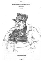 [Caricature par Bils : ] Le Docteur Delorme - Paris médical : la semaine du clinicien