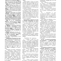 1163 - Page 1029 - Cours. Service de la Clinique médicale de l'Hôtel-Dieu. - Professeur : M. Gilbert / Amphithéâtre d'anatomie des hôpitaux / Enseignement de la diphtérie / Cours pratique annuel de M. Calot à l'Institut orthopédique de Berck (du 11 au 17 août 1913, 7e année) / Service oto-rhino-laryngologique de Lariboisière / Les méthodes de diagnostic bactériologique appliquées à la clinique