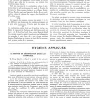 1229 - Page 1085 - Choses du jour. Les sourciers, par le Docteur Ph. Russo / Hygiène appliquée. Le service de désinfection dans les communes