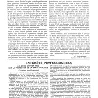 1275 - Page 1125 - Chronique scientifique. Les chaussées de Paris [P. Labordère] / Intérêts professionnels. Loi du 15 janvier 1902 sur la protection de la santé publique (Projet de modifications)