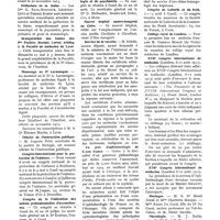 1301 - Page 1147 - La vie médicale. Concours pour l'admission à des emplois de médecin et de pharmacien aides-major de 2e classe des troupes coloniales / Préfecture de la Seine / Inauguration des bustes des Prs Fochier, Bondet, Lortet, Arloing à la faculté de médecine de Lyon / Hommage au Pr Lacassagne / Officier de l'instruction publique / Congrès international pour la protection de l'enfance / Congrès de la fédération des unions professionnelles d'accoucheuses / Congrès international pour la lutte contre l'altération et la falsification des denrées alimentaires / Congrès national d'éducation physique / Congrès international de neurologie et de psychiatrie / Nouvel hôpital austro-hongrois au Caire / Service de la vaccine / Un prix d'ophtalmologie de 5.000 francs / Société médico-chirurgicale de Liége / Congrès de Laiterie et du froid. (11-13 août à Gand) / Collège royal de Londres / XVIIe Congrès international de médecine (Londres, 6-12 août 1913) / Mariages / Nécrologie