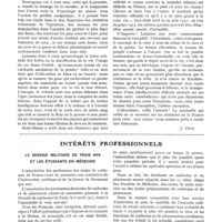 1313 - Page 1157 - Chronique. L'alcool, l'opium et la cocaïne, par M. le Dr J. Pech / Intérêts professionnels. Le Service militaire de trois ans et les étudiants en médecine [Dr Motais ; Dr Bottu]