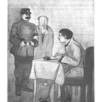 1325 - Page 1165 - La médecine humoristique. Dessin original, par Florane