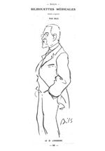 [Caricature par Bils : ] Le Dr Linossier - Paris médical : la semaine du clinicien