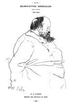 [Caricature par Bils : ] Le Dr Florand - Paris médical : la semaine du clinicien