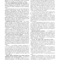 0029 - Page 15 - Nouvelles. Association générale des médecins de la Seine / Congrès national de la natalité et de la population, à Nancy, du 25 au 28 septembre 1919 / Les frais d'hospitalisation des blessés du travail / Étudiants des classes 1917 et 1918 / École du service de santé de la marine / Comité national d'assistance aux anciens militaires tuberculeux (5, rue Las Cases, à Paris) / La lutte contre le cancer / Médecins sanitaires maritimes / Un parc des sports pour l'Université de Paris / Association corporative des étudiants en médecine