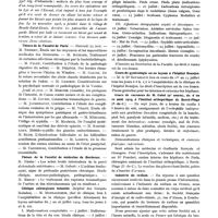 0032 - Page 18 - Nouvelles. Citations à l'ordre de l'armée / Thèses de la Faculté de Paris / Thèses de la Faculté de médecine de Bordeaux / Clinique chirurgicale infantile (Hôpital des Enfants Malades) / Cours de gynécologie en 20 leçons à l'Hôpital Beaujon / Cours de vacances de M. Calot (9e année), du 4 au 10 août 1919, à l'Institut orthopédique de Berck-Plage (P.-de-C.) / Industrie du radium