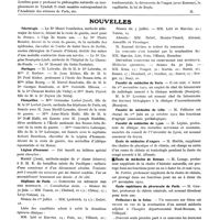 0043 - Page 26 - Nécrologie. Mort du savant Rayleigh / Nouvelles. Nécrologie / Mariages / Fiançailles / Légion d'honneur / Hôpitaux de Paris / Faculté de médecine de Paris / Faculté de médecine de Lille / Faculté de médecine de Lyon / École de médecine d'Angers / École de médecine de Rennes / École supérieure de pharmacie de Paris / Préfecture de la Seine