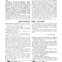 0088 - Page 61 - Nouvelles. Citations à l'ordre de l'armée / Chronique des livres. De l'orthopédie instrumentale, par le Dr Gabriel Bidou. 1919... (Les orphelins apprentis d'Auteuil, 40 rue Lafontaine, Paris) [Albert Mouchet] / L'annuaire général des officiers et officiers d'administration du service de santé, arrêté à la date du 1er mars 1919