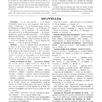 0210 - Page 185 - Revue des congrès. Congrès de chirurgie (Suite) (A suivre.) / Nouvelles. Nécrologie / Mariages / Faculté de médecine de Paris / Hôpital Saint-Joseph