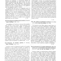 0280 - Page 245 - Revue des revues. A propos d'hydronéphrose d'un rein en ectopie pelvienne ; néphrectomie ; guérison (Rafin, Journ. d'urologie, sept. 1919) / De l'étincelage des papillomes de l'uretère (G. Marion, Journ. d'urologie., sept. 1919) / Les blessures de l'urètre pelvien (V. Richer, Journ. d'urologie., sept. 1919) / Sur une forme de péritonite plastique (Luis Morquio, Arch. de méd. des enfants, oct. 1919) / Sur le traitement de la grippe épidémique chez les enfants par la térébenthine injectable (collobiase) (Taillens, Arch. de méd. des enfants, oct. 1919)