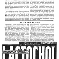 0320 - Page 271 - Prophylaxie et hygiène. Le rôle et les attributions de l'infirmière visiteuse d'hygiène infantile et de l'infirmière scolaire, par le Dr P.-F. Armand-Delille. 4° Infirmière scolaire et assistante d'hygiène scolaire / Revue des revues. Contribution à l'étude de l'hérédité de la rage (Remlinger, Annales de l'Institut Pasteur, mai 1919, n° 5, p. 375) / Le zinc constituant cellulaire de l'organisme animal. Sa présence et son rôle dans le venin des serpents (Delezenne, Annales de l'Institut Pasteur, février 1919, p. 68)