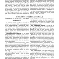 0327 - Page 276 - Lutte contre la tuberculose. La protection de l'enfance contre la tuberculose par l'oeuvre Grancher, par le Dr Granjux / Intérêts professionnels. Les médecins et la loi sur la cessation des hostilités