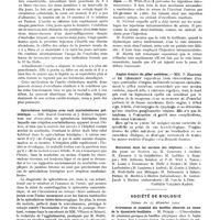 0072 - Page 52 - Sociétés savantes. Société médicale des hôpitaux. Séance du 26 décembre 1919 / Société de biologie. Séance du 27 décembre 1919