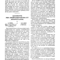 0108 - Page 80 - La grippe parallèle des deux grandes pandémies de 1889 et de 11918, par J. Tessier. B. Ce qu'a été l'épidémie de 1918-1919 / Accidents des arsénobenzènes et anaphylaxie, par le Dr Émery et le Dr A. Morin
