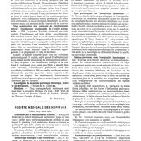 0301 - Page 251 - Sociétés savantes. Académie de médecine. Séance du 9 mars 1920 / Société médicale des hôpitaux. Séance du 5 mars 1920