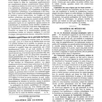 0480 - Page 414 - Actualités médicales. Branchiomes cutanés bénins / Diabète syphilitique de la période tertiaire / Sociétés savantes. Académie des sciences. Séance du 3 mai 1920 / Académie de médecine. Séance du 4 mai 1920