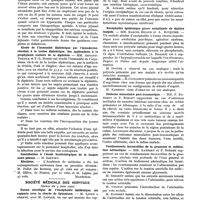 0580 - Page 510 - Sociétés savantes. Académie de médecine. Séance du 8 juin 1920 / Société médicale des hôpitaux. Séance du 4 juin 1920