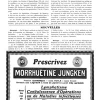 0127 - Page 72 - Revue des congrès. La troisième conférence interalliée pour l'étude des questions relatives aux invalides de guerre. Quelques impressions, par C. Roederer / Nouvelles. Nécrologie / Mariages