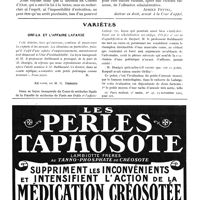 0193 - Page 114 - Intérêts professionnels. Les médecins doivent la contribution sur les bénéfices de guerre / Variétés. Orfila et l'affaire Lafarge