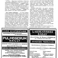 0312 - Page 187 - Nouvelles. Thèses de la Faculté de médecine de Paris / Cours pratique d'entérologie / Clinique médicale de l'Hôtel-Dieu (M. le Professeur Gilbert ; M. Villaret)