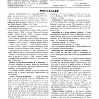 0524 - Page 332 - Revue des congrès. Au congrès de Monaco / Nouvelles. Vente au profit de l'oeuvre de la maison du médecin / Académie des sciences / Nouveau service d'accouchement à la maternité / Société française d'eugénique / Société belge de physiothérapie / Association de la presse médicale française / Association des journalistes médicaux français / Société française d'hygiène