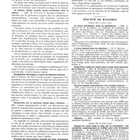 0072 - Page 52 - Sociétés savantes. Société médicale des hôpitaux. Séance du 25 juin 1920 / Société de biologie. Séance du 12 juin 1920 / Séance du 19 juin 1920