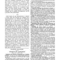 0108 - Page 84 - Syndrome de Basedow et tuberculose, par le Dr E. Sergent. II. Syndrome de Basedow simulant la tuberculose / Sociétés savantes. Société de chirurgie. Séance du 7 juillet 1920
