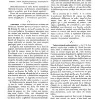 0212 - Page 188 - Revue annuelle. La stomatologie en 1920, par le Dr P. Fargin-Fayolle / Anatomie / Tuberculose et carie dentaire