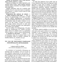 0400 - Page 364 - Bactériologie pratique. Milieux de culture à base de sang total citraté laqué par l'éther, par le Dr R.-J. Weissenbach / Un cas de contagion familiale d'encéphalite léthargique, par le médecin-major De Laroche