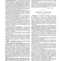 0413 - Page 383 - Sociétés savantes. Société médicale des hôpitaux. Séance du 6 novembre 1920 / Société de chirurgie. Séance du 3 novembre 1920