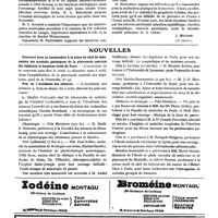 0123 - Page 490 - Revue des congrès. Société de neurologie. Réunion neurologique annuelle (9-10 juillet 1920). Syphilis nerveuse et son traitement (A suivre.) / Nouvelles. Concours pour la nomination à la place de chef de laboratoire des produits galéniques de la pharmacie centrale des hôpitaux et hospices civils de Paris / Prix de l'Académie des sciences