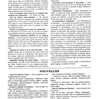0318 - Page 627 - Revue des congrès. XXIXe Congrès français de chirurgie. Communications diverses / Nouvelles. Faculté de médecine d'Alger / Faculté de médecine de Bordeaux / Ecole de médecine de Clermont / Ecole de médecine de Grenoble
