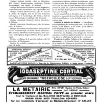 0423 - Page 689 - Nouvelles. Faculté de médecine de Paris / Prix Legendre (Fondation Arconati Visconti) / Académie de médecine de Belgique / L'impôt sur le chiffre d'affaires et les médecins propharmaciens