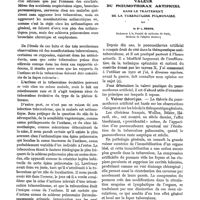 0028 - Page 24 - Asthme et tuberculose, par MM. F. Bezançon et S.-I. de Jong / Valeur du pneumothorax artificiel dans le traitement de la tuberculose pulmonaire, par le Dr L. Rénon / I. Valeur théorique