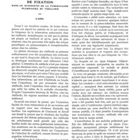 0062 - Page 58 - Travail du laboratoire du Pr Besredka, Institut Pasteur, Paris. La valeur de la réaction de fixation dans le diagnostic de la tuberculose pulmonaire du vieillard, par G. Ichok