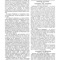 0064 - Page 60 - Le traitement intrarachidien de la syphilis nerveuse rachisérumsalvarsanothérapie, par le Dr Demètre Em. Paulian / Sociétés savantes. Académie des sciences. Séance du 3 janvier 1921 / Académie de médecine. Séance du 4 janvier 1921