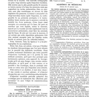 0099 - Page 95 - Injections trachéales. Nouveau procédé pratique, par le Dr A. Balvay. Procédé pratique à la portée de tout praticien, sans apprentissage antérieur (procédé du Dr Balvay) / Sociétés savantes. Académie des sciences. Séance du 17 janvier 1921 / Académie de médecine. Séance du 18 janvier 1921