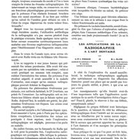 0120 - Page 116 - Diagnostic radiographique des calculs de l'uretère, par le Dr F. Arcelin. Conclusions / Les applications de la radiographie à l'art dentaire, par le Dr J. Pierquin et M. L. Blanc