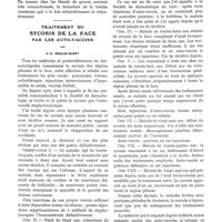 0169 - Page 157 - Clinique des maladies de l'encéphale. Réparation des brèches crâniennes par les greffes osseuses. Comparaison avec les greffes cartilagineuses et avec l'endoprothèse, par le Dr Mauclaire. Résultats / Traitement du sycosis de la face par les auto-vaccins, par le Dr Renaud-Badet / Observation I / Obs. II / Obs. III / Obs. IV / Obs. V / Obs. VI / Obs. VII / Obs. VIII / Obs. IX