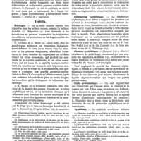 0177 - Page 181 - Revue annuelle. Dermatologie et maladies vénériennes en 1920, par les Drs Milian, Brodier et Mouquin. Dermatologie / Syphilis