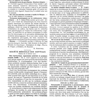 0217 - Page 221 - Sociétés savantes. Académie de médecine. Séance du 1er mars 1921 / Société médicale des hôpitaux. Séance du 18 février 1921 / Séance du 25 février 1921