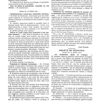 0219 - Page 223 - Sociétés savantes. Société de chirurgie. Séance du 16 février 1921 / Séance du 23 février 1921 / Société de pédiatrie. Séance du 15 février 1921