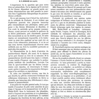 0321 - Page 321 - La fréquence de la symphyse pleurale après la résorption des pneumothorax, par M. R. Burnand
