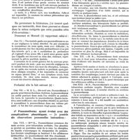 0324 - Page 324 - La fréquence de la symphyse pleurale après la résorption des pneumothorax, par M. R. Burnand. 1° Pneumothorax sans pleurésie / 2° Pneumothorax ayant évolué avec des complications pleurétiques